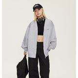 Unisex Jacket Cardigan Sweater Men's and Women's Jacket Boys Spring and Autumn Baggy Coat