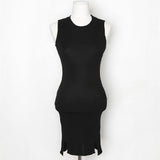 Women Dresses Summer Knitted Hip Bag Hip Bag Dress