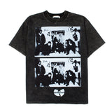 Hip-hop t shirts american street half-sleeved washed and distressed retroloosecasual round neck short-sleeved t-shirt tee