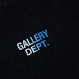 Gallery Dept T Shitrs Retro Washed Distressed Gradient Printing Short Sleeve