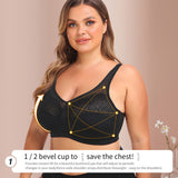 Full figure bra lace wireless women's