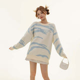 Unisex Sweater Autumn Jacquard Embroidered Full-Color Sweater
