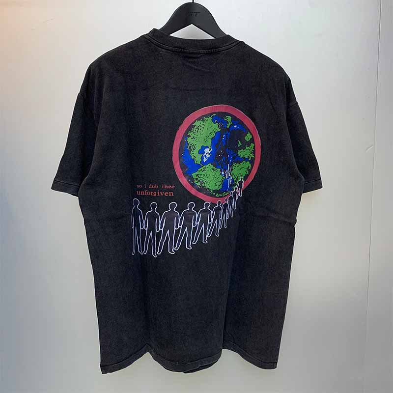 SAINT MICHAEL Vintage T Shirt Tour Limited FOG Earth Lizard Man Short Sleeve