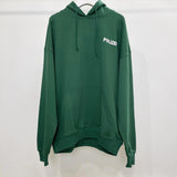 Vetements Hoodie Green Letters Printing plus Velvet Loose Sweater Hoodies