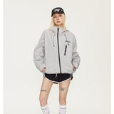 Unisex Jacket Mechanical Style Outdoor Jacket Coat Hooded Hooded Jacket