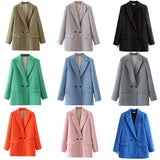 Women Suits Spring and Autumn Two-Button Suit Jacket