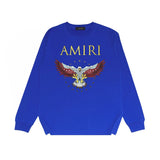 Amiri Long Sleeved Shirt Printed Trendy Pure Cotton