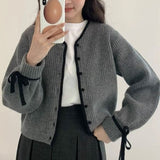 Women Knitted Cardigan Women's Autumn and Winter Sweater Coat