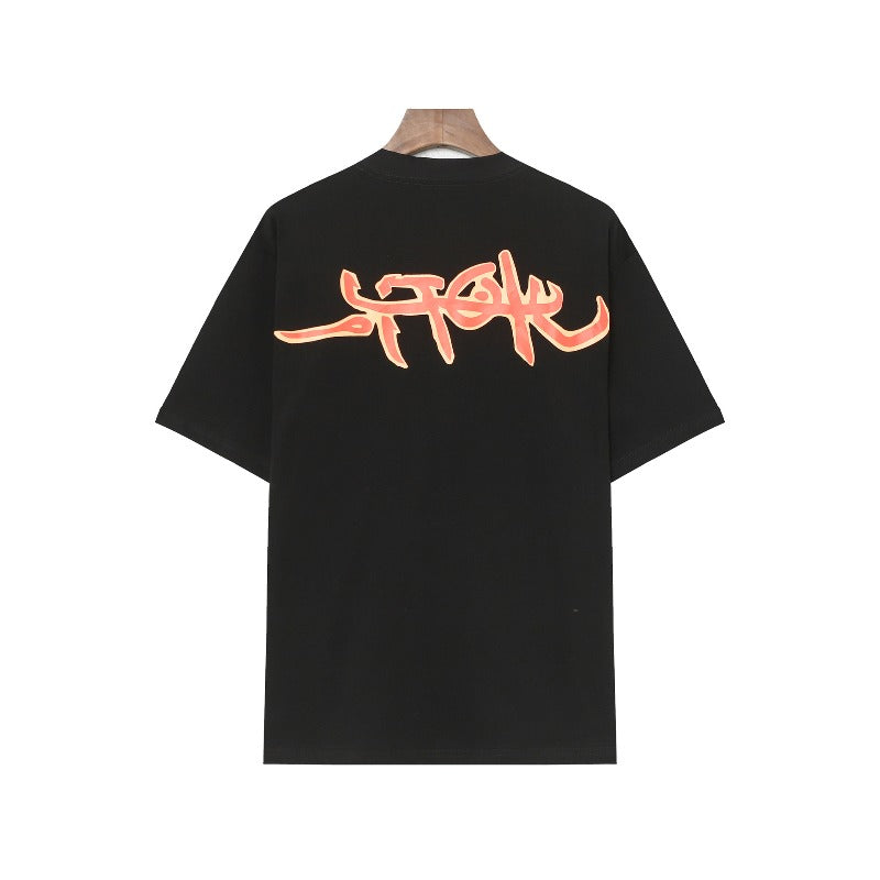 Drew house tshirt r t.s. cartoon devil graphic crew neck pullover short sleeve wholesale