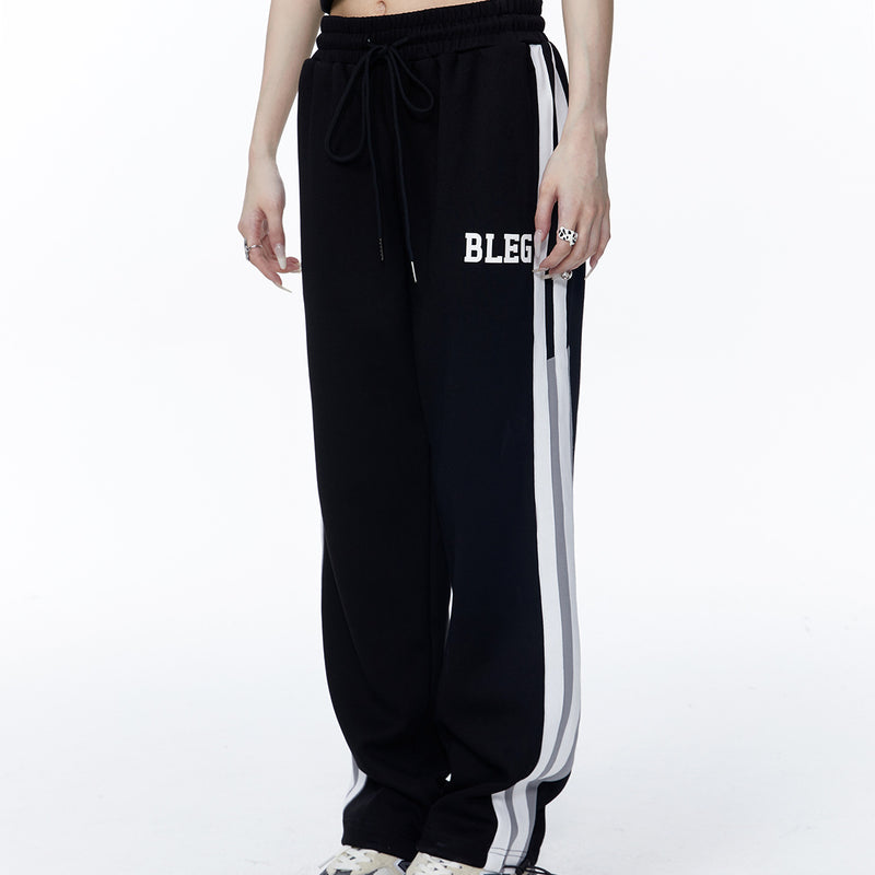 Unisex Pant Autumn Simplicity Drawstring Casual Pants