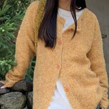 Women Knitwear Autumn round Neck Sweaters Cardigan