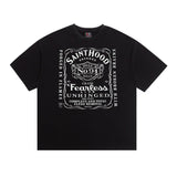 saint m t shirts s.m skull heart graphic crew neck pullover short sleeve t-shirt