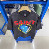 saint m t shirts s.m blue angel baby graphic crew neck short sleeve tee