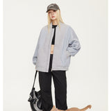 Unisex Jacket Autumn Flight Suit Baseball Uniform Retro Stand Collar Loose