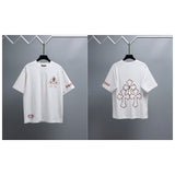 Ch hip-hop t shirts spring and summer ch patch embroider cross craft hardware logocasualeasiest for match