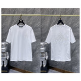 Ch hip-hop t shirts ch crow cross roller embroider short-sleeved loosecasualpure cotton american heavy weight short-sleeved