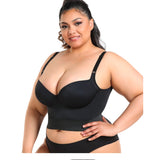 Full figure bra body shaping and beautiful back