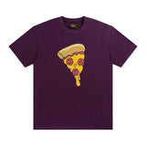 Drew house t shirt d@ew pizza pattern round neck pullover short sleeves