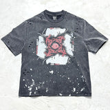 saint m t shirts s.m collaboration series graphic print crew neck pullover short sleeve t-shirt