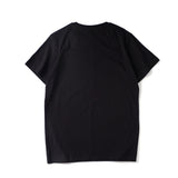 Hip-hop t-shirts: american-style short-sleeve fashion, trendy summer styles featuring star studs and rivets. cool, short-sleeved couple's tees
