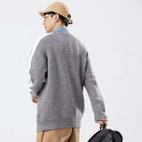 Unisex Sweater Winter Striped Minimalist