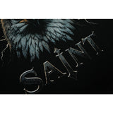 saint m t shirts s.m eagle letter graphic crew neck pullover short sleeve t-shirt