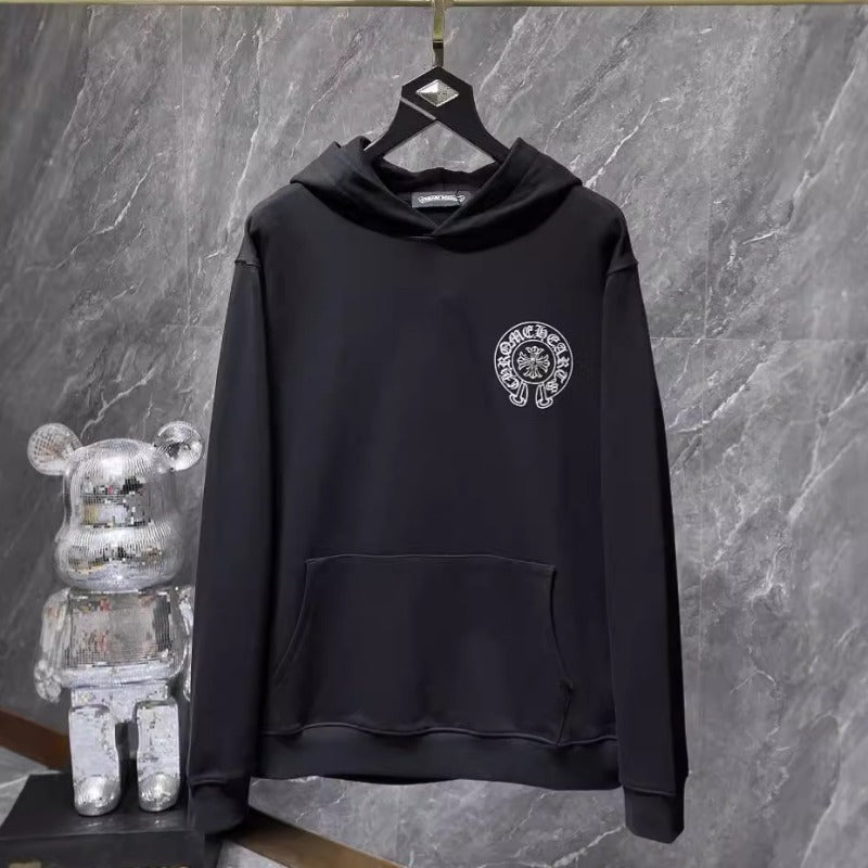 Chh Chrome Hearts Hoodie Croix Horseshoe Sanskrit Casual Hooded Sweater