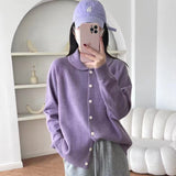 Women Knitwear Spring and Autumn Sweater Loose Knitted Cardigan