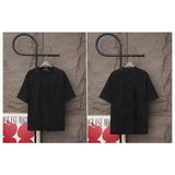 Ch hip-hop t shirts ch short-sleeved washed distressed laser burnt patch embroidery couple loosecasual high street