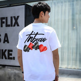 UNDEFEATED T Shirts Tribecoo Crew Neck Loose Men's and Women's Same Summer