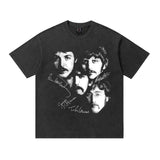 saint m t shirts s.m. beatles graphic crew neck short sleeve tee