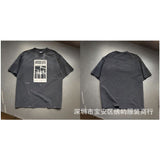 saint m t shirts s.m cartoon series graphic crewneck pullover short sleeve t-shirt