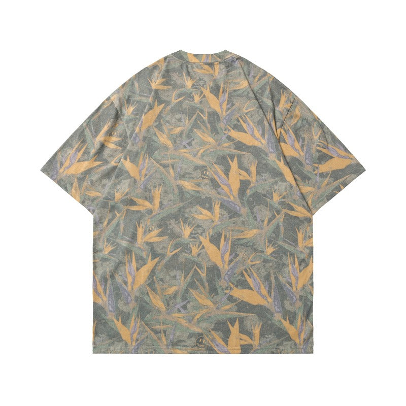 Drew house tshirt r d@ew leaf letter crew neck pullover short sleeve