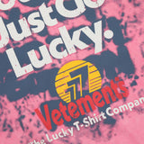 Vetements Hoodie Vintage VTM Washed Lucky 777 Letters Loose Hooded Hoodie