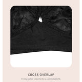 Full figure bra lace thin section