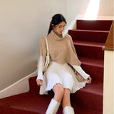 Women Dresses round Neck Dress Long Sleeve Sexy Skirt