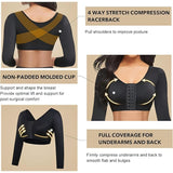Shapewear top push-up bubble wrap without wire rims