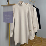 Women Dresses Sexy Turtleneck Hip Skirt Sexy