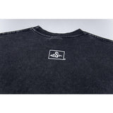 saint m t shirts s.m washed & distressed collection crew neck pullover short sleeve tee