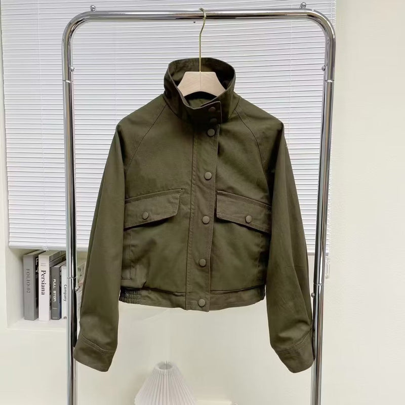 Women Jacket Casual Urban Outdoor Flight Jacket