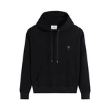 Ami aheoinelovefall and winterpure cotton hooded sweatshirtcasuallooselong sleeves couple hoodie