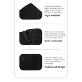 Butt lifter tummy control button shaping pants