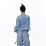 Unisex Jacket Autumn Simplicity Denim Coat