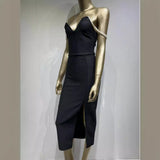 Women Dresses Pearl Suspender Bandage Dress Sexy Party Dress Dress (Ont0408)