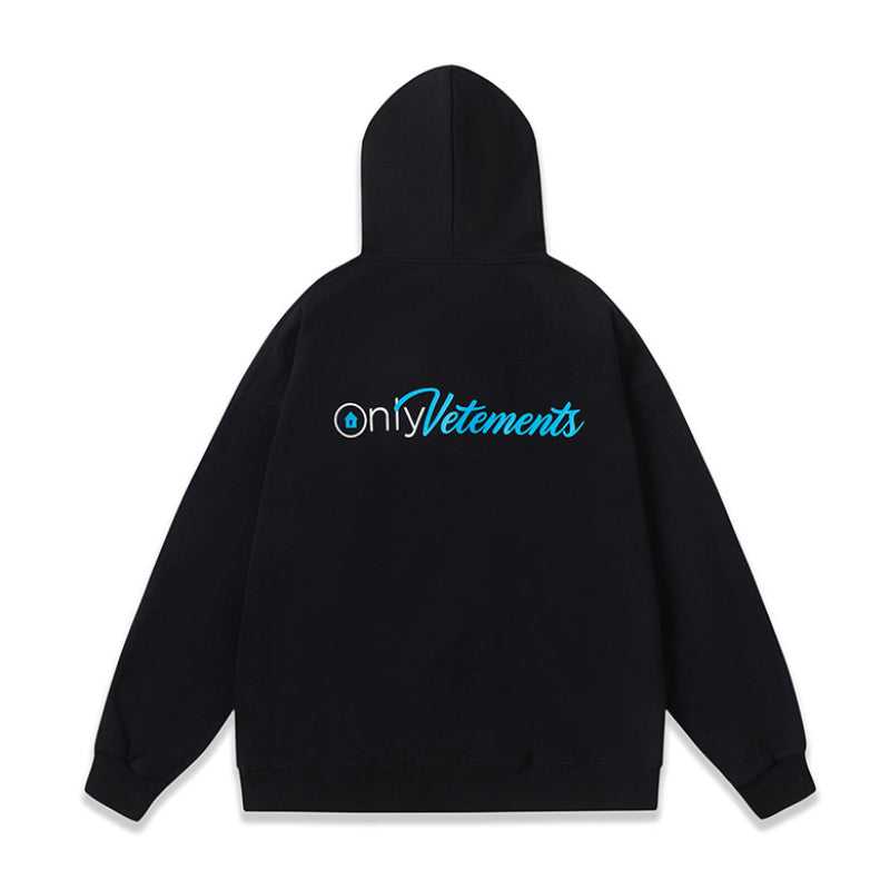 Vetements Hoodie Autumn and Winter VTM Letter Printing Loose Hoodie