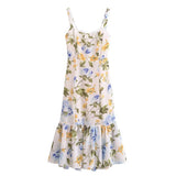 Women Dresses Summer Retro Sexy Lace Sling Dress (Xds0414)