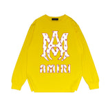 Amiri Long Sleeved Shirt Printed Trendy Pure Cotton