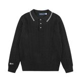Rl ralph pony polo collar knittingfall and winter wool sweater loosetops couple casualpullover