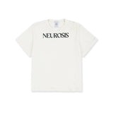 American high street neurosisletter short sleeve t-shirt front and back english printing washed and worn loosepure cottonshort sleeve