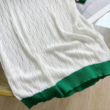 Women Sweater Knitwear Summer Short Sleeve Women's Loose and Simple Hollow out Bottoming Knitwear